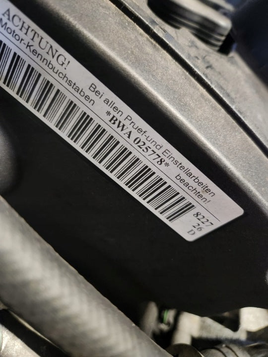 Motor Audi Seat Skoda VW BWA 2.0 TSI 90TKm 2008 Engine Unkomplett MOT2017398387tl