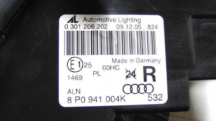Frontscheinwerfer Audi A3 8P0941004K 8P0941003K Rechts Scheinwerfer Headlight SCH5515915023ew
