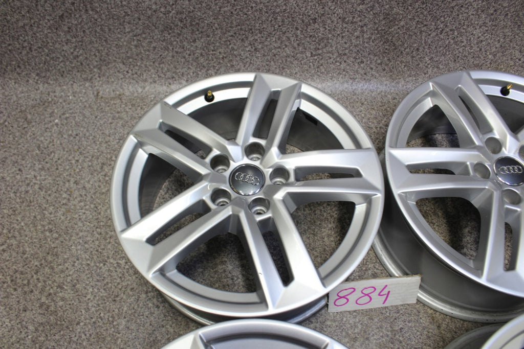 4x Alufelge 17 Zoll 7.0" 5x112 Glanz Silber 8W0601025P Audi A4 B9 Rim Wheel FEL9535909812is