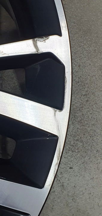 1x Alufelge 18 Zoll 7.5" 5x112 46ET Glanz Graphit 5FA601025D Mg Leon Rim Wheel FEL2093562821at