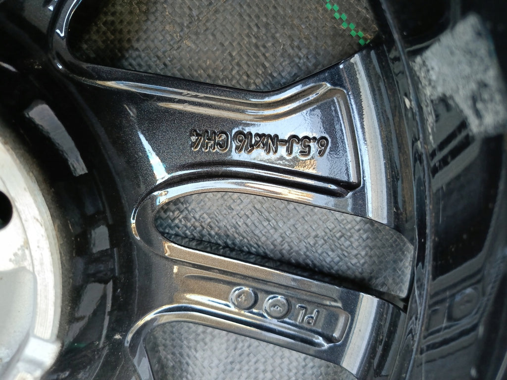 1x Alufelge 16 Zoll 6.5" 4x108 38ET Glanz Grau 9825165280 Peugeot 208 Ii FEL5627425604fx