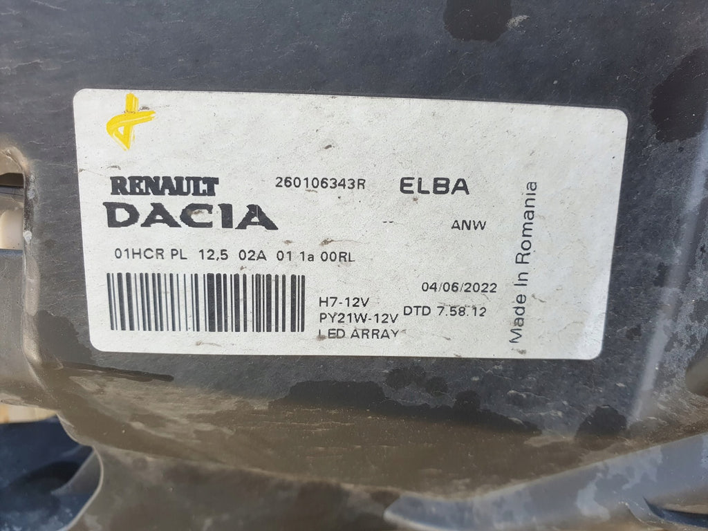 Frontscheinwerfer Dacia Sandero III Jogger 260106343R Full LED Rechts Headlight SCH7969571346hl