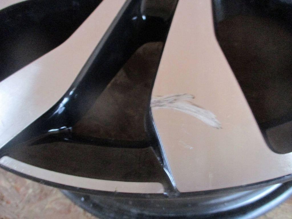 1x Alufelge 15 Zoll 5.5" 5x100 Glanz Schwarz 2G0601025AR VW Polo Rim Wheel FEL6043041537uc