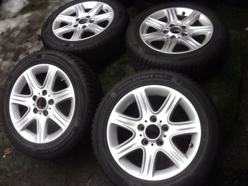 4x Alufelge 16 Zoll 7.0" 5x120 40ET Glanz Weiß 6796201 BMW E36 Rim Wheel FEL1691490200at