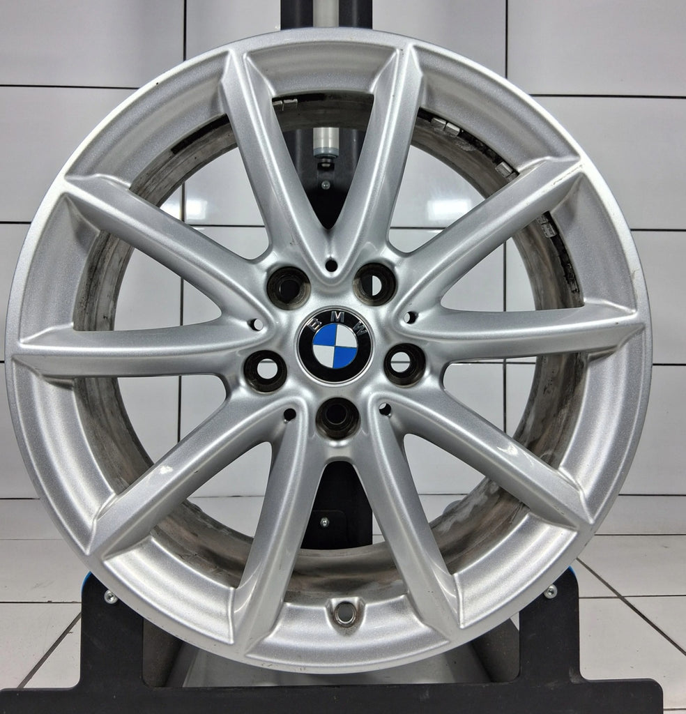 1x Alufelge 17 Zoll 7.5" 5x112 52ET Glanz Silber 6856061 BMW F45 F48 Rim Wheel FEL8721605626cm