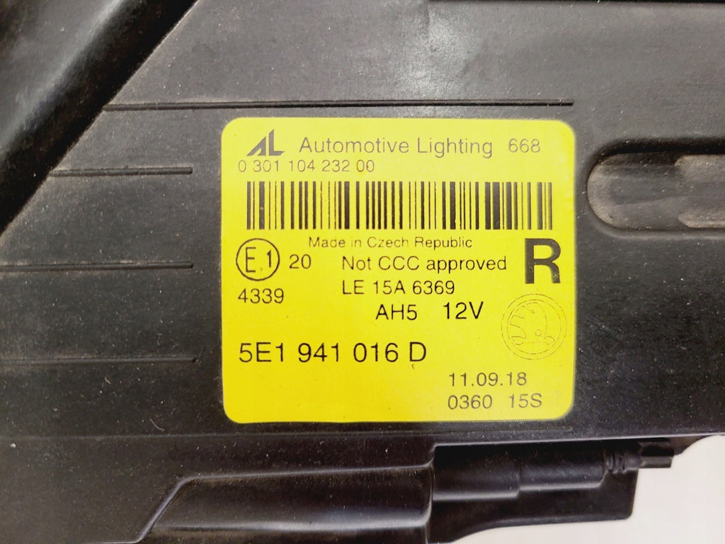 Frontscheinwerfer Skoda Octavia III 5E1941016D Rechts Scheinwerfer Headlight SCH2450578527qa