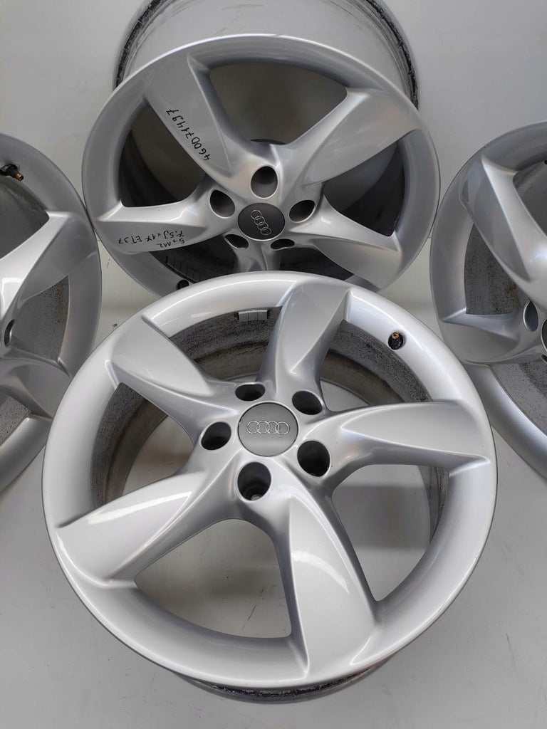 4x Alufelge 17 Zoll 7.5" 5x112 37ET Glanz Silber 4G0071497 Audi C7 Rim Wheel FEL8832895198gq