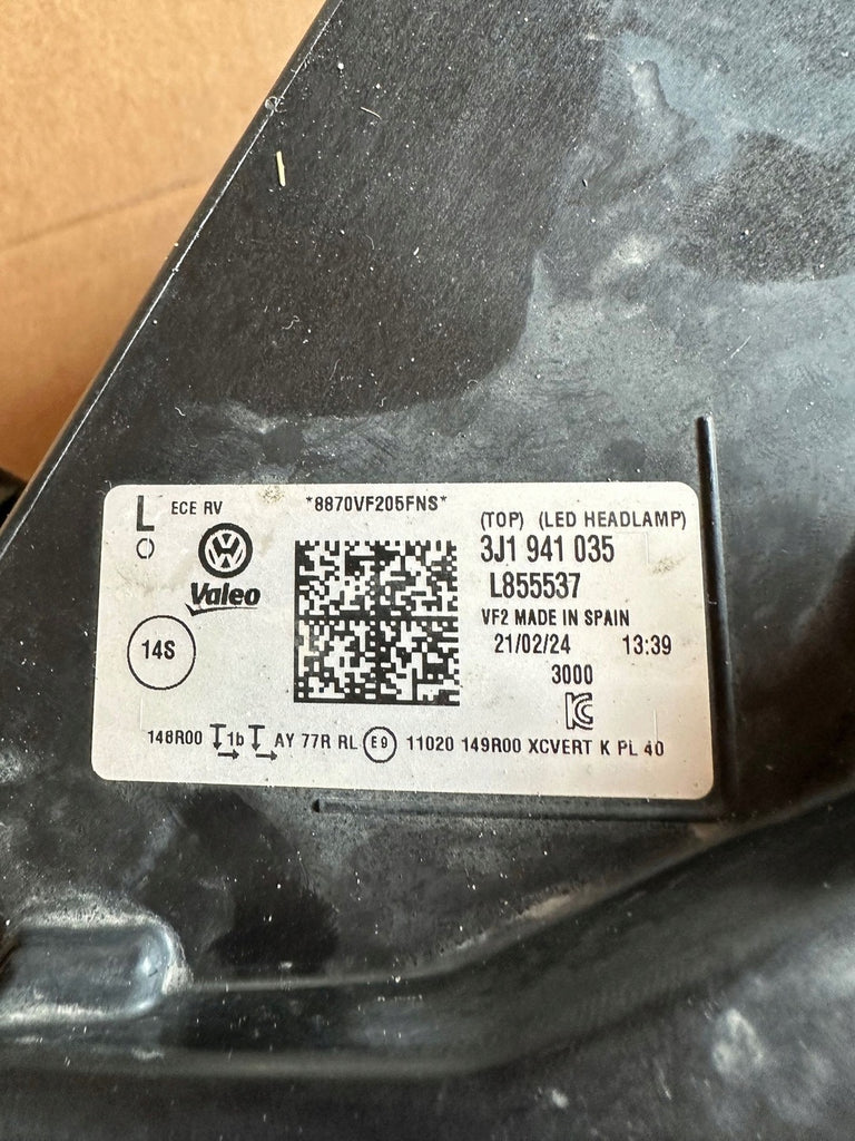 Frontscheinwerfer VW Passat 3J1941035 3J19410353J1941035 LED Rechts oder Links SCH3416651097nt