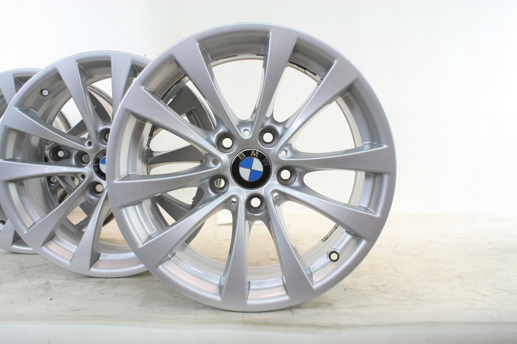 4x Alufelge 17 Zoll 7.5" 5x120 37ET Glanz Silber 554453 BMW Rim Wheel FEL8374613053pz