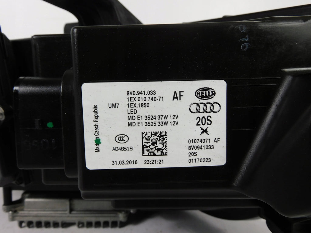 Frontscheinwerfer Audi A3 8V0941033AF LED Links Scheinwerfer Headlight SCH6905257088no