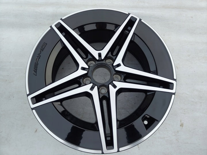 1x Alufelge 18 Zoll 8.5" 5x112 52ET Glanz Schwarz A206011800 Mercedes-Benz W206 FEL5703125243ca
