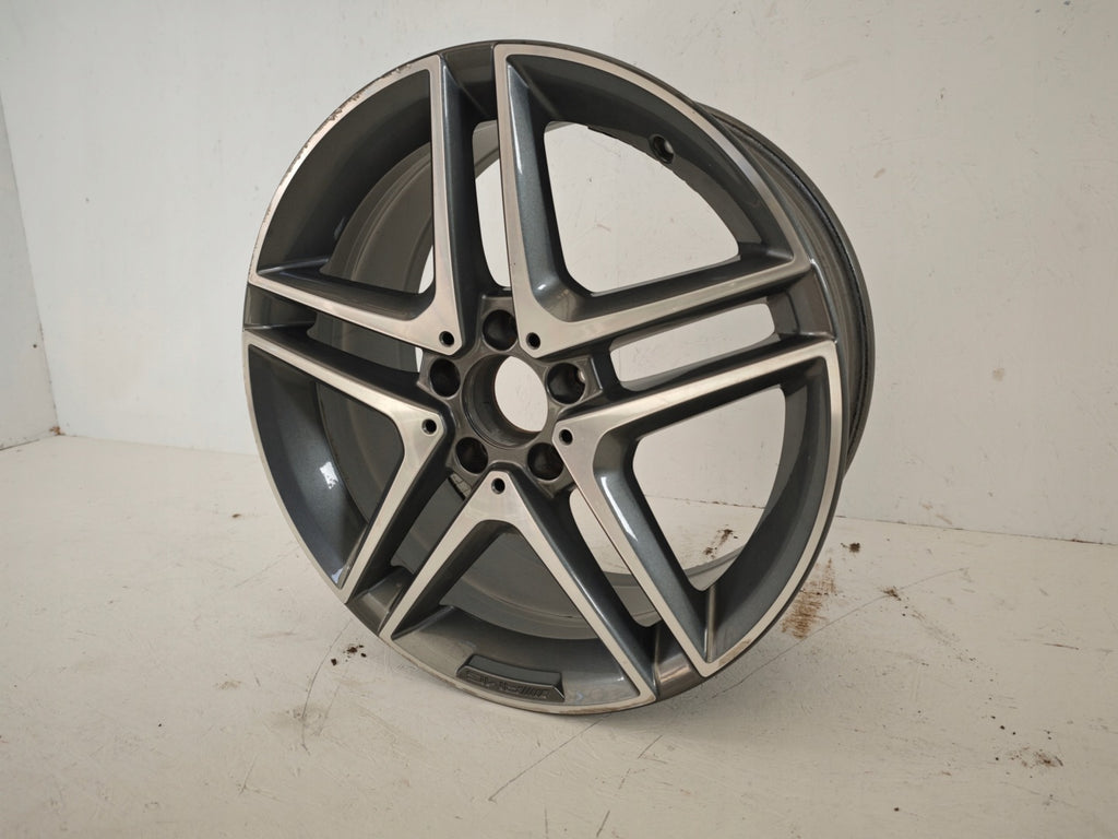 1x Alufelge 18 Zoll 8.0" 5x112 48ET Glanz Silber A1764010000 Mercedes-Benz Cla FEL4164000283ln