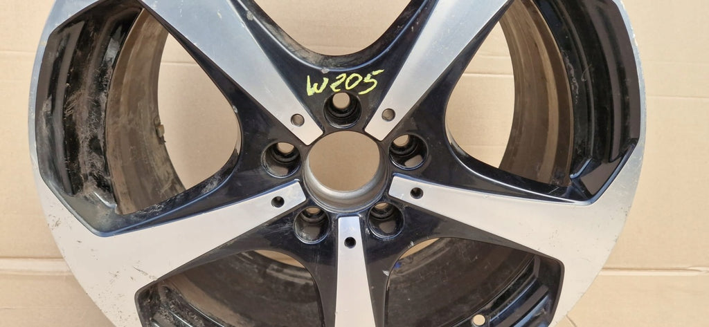 1x Alufelge 18 Zoll 8.5" 5x112 A2054014700 Mercedes-Benz W205 Rim Wheel FEL8761638624jk