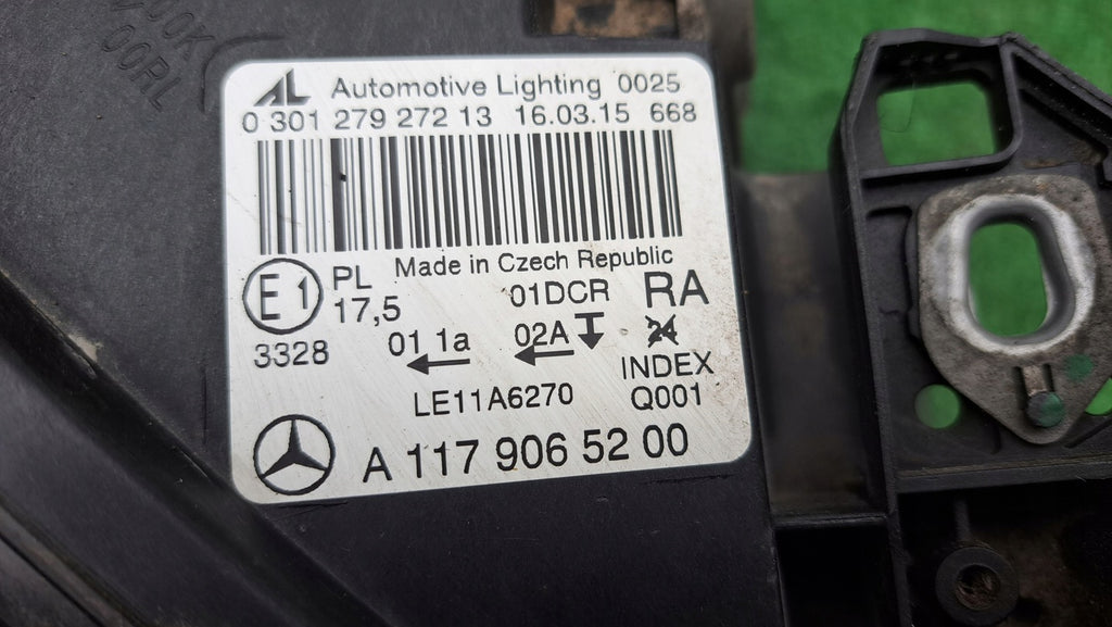 Frontscheinwerfer Mercedes-Benz Cla A1179065200 Xenon Rechts Headlight SCH5280352198yf