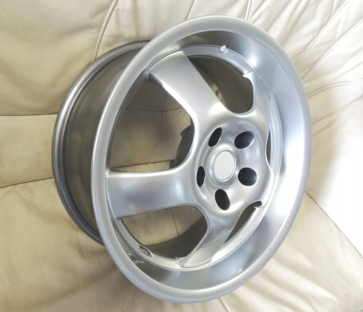 4x Alufelge 17 Zoll 7.5" 5x114.3 35ET Glanz Silber Rim Wheel FEL2630809153ww