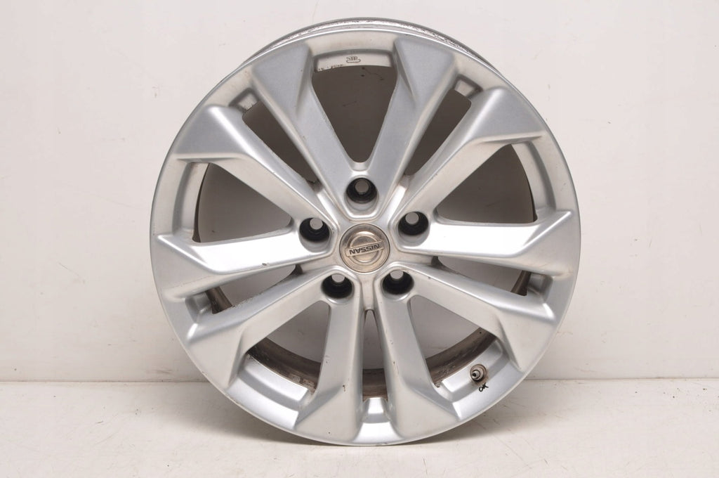 1x Alufelge 17 Zoll 7.0" 5x114.3 45ET Glanz Silber Nissan X-Trail I Qashqai FEL6616002244pp