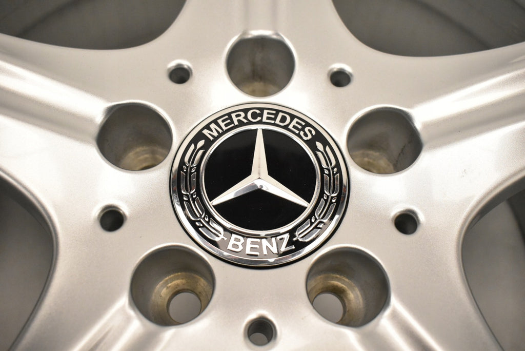 4x Alufelge 18 Zoll 7.5" 5x112 44ET Glanz Silber A2054010600 Mercedes-Benz A205 FEL5030902336cs