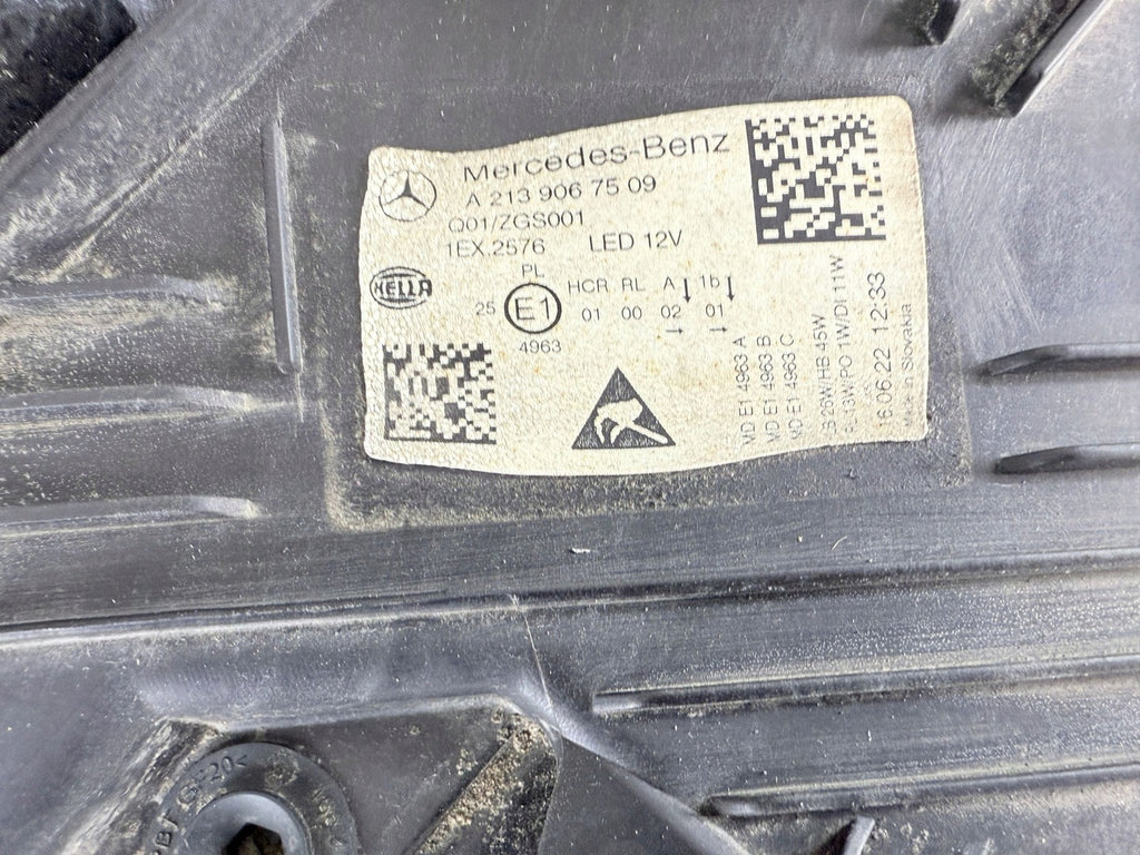 Frontscheinwerfer Mercedes-Benz W213 A2139067509 LED Links Headlight SCH7053311944sn