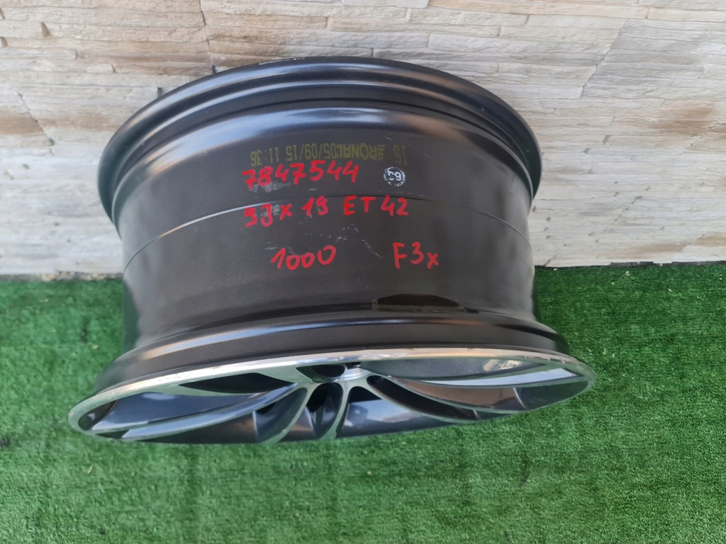 1x Alufelge 19 Zoll 9.0" 5x120 7847544 BMW 3 F30 F32 Rim Wheel FEL5507203878fm