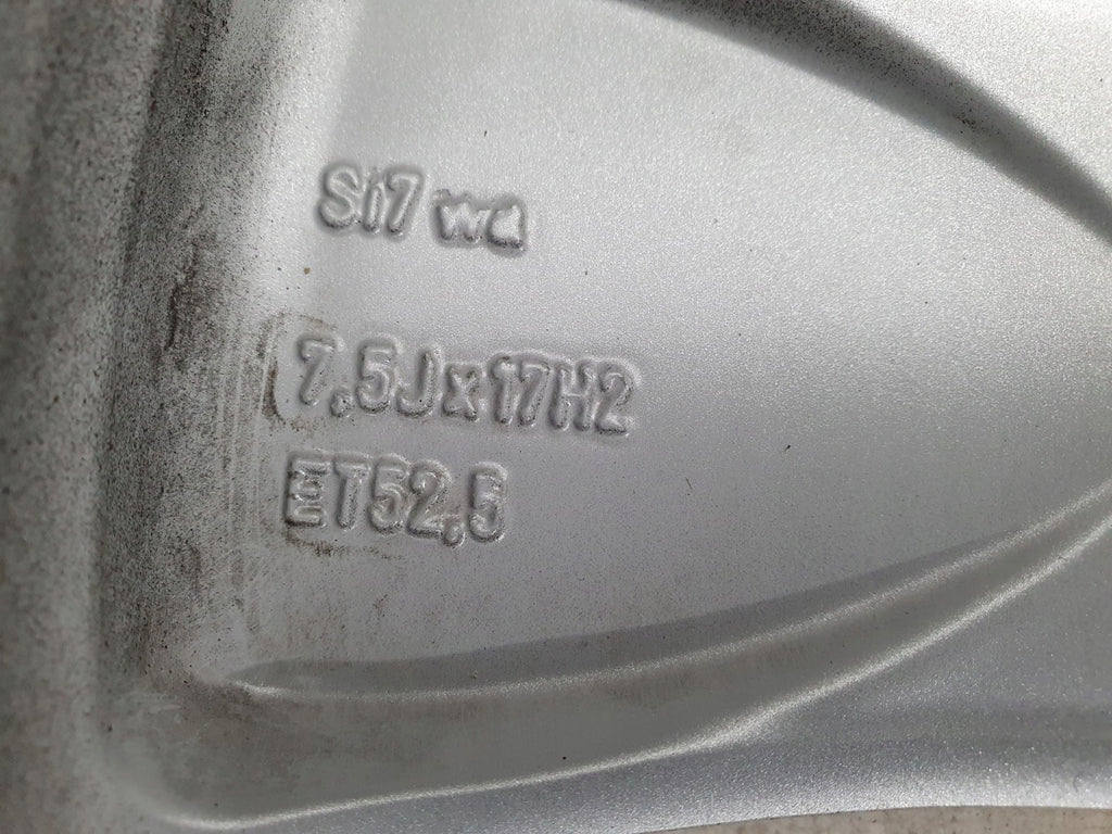 1x Alufelge 17 Zoll 7.5" 5x112 52 5ET A2464010502 Mercedes-Benz W246 Rim Wheel FEL1152771777mu