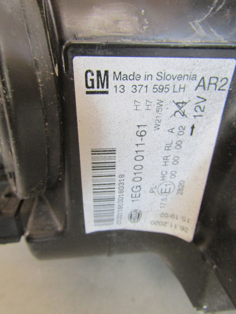 Frontscheinwerfer Opel Astra J 13371595 Links Scheinwerfer Headlight SCH5059544499hc