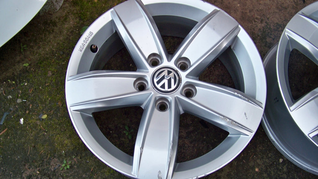 4x Alufelge 16 Zoll 6.0" 5x112 43ET Glanz Silber 2GA071496A VW T-Roc Rim Wheel FEL1155085301hq