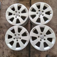 Load image into Gallery viewer, 4x Alufelge 16 Zoll 6.5&quot; 5x112 50ET Silber 8P0601025A Audi A6 A4 Rim Wheel