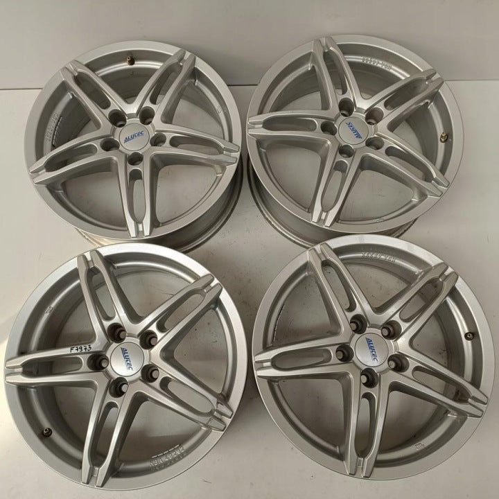 4x Alufelge 17 Zoll 7.0" 5x112 38ET Glanz Silber Audi I Rim Wheel FEL1401979340ki