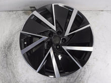 Load image into Gallery viewer, 1x Alufelge 18 Zoll 7.0" 5x100 39ET Glanz Schwarz 658601025 Skoda Scala Kamiq FEL5791910111lv