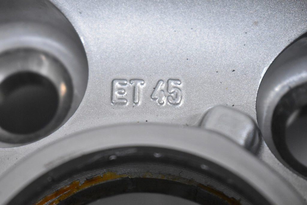 1x Alufelge 18 Zoll 8.5" 5x112 45ET Glanz Silber 3D0601025AB VW Phaeton