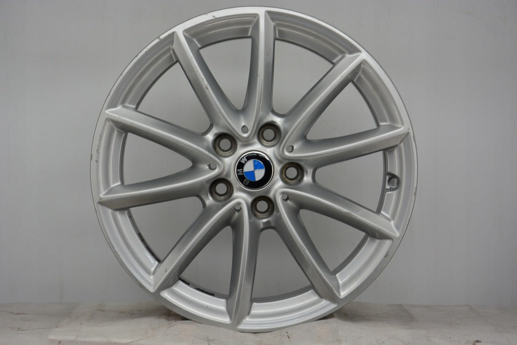 1x Alufelge 17 Zoll 7.5" 5x112 Glanz Silber 6856061 BMW 1 Rim Wheel FEL4660631730wi