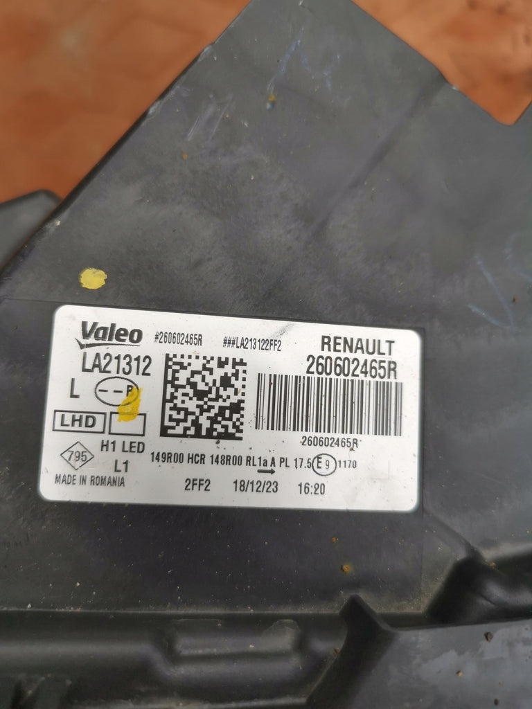 Frontscheinwerfer Dacia Duster 260602465R Full LED Links Scheinwerfer Headlight