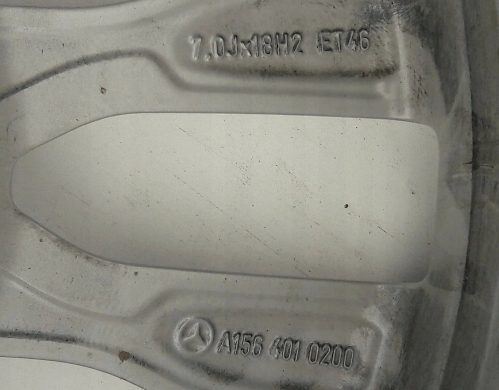 1x Alufelge 18 Zoll 7.0" 5x112 46ET Silber A1564010200 Mercedes-Benz Gla H247 FEL5066860305xf