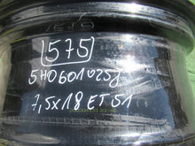 Load image into Gallery viewer, 1x Alufelge 18 Zoll 7.5" 5x112 51ET Schwarz 5H0601025J VW Golf Viii Rim Wheel FEL3376870265oq