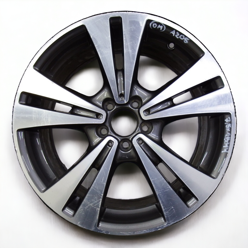 1x Alufelge 19 Zoll 7.5" 5x112 44ET Glanz Grau Mercedes-Benz W205 A205 Rim Wheel