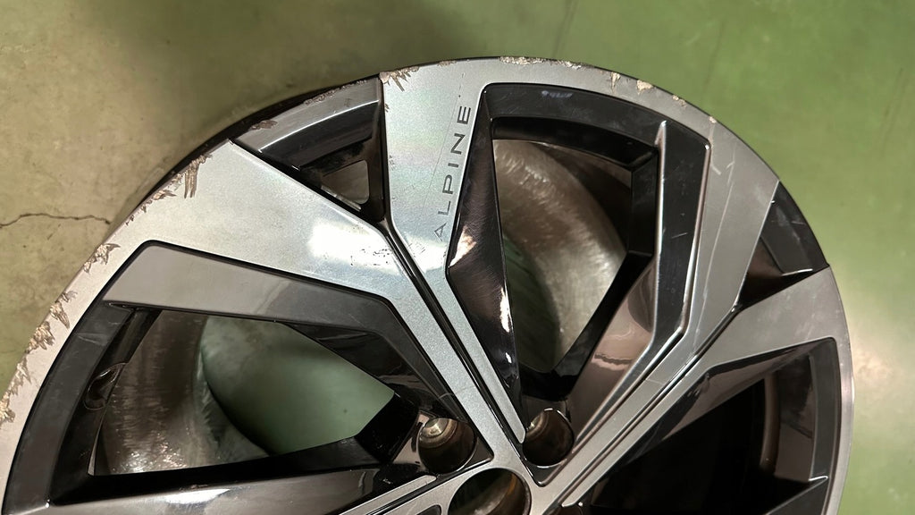 1x Alufelge 20 Zoll 8.0" 5x114.3 40ET Glanz Schwarz 403001493 Alpine Rim Wheel