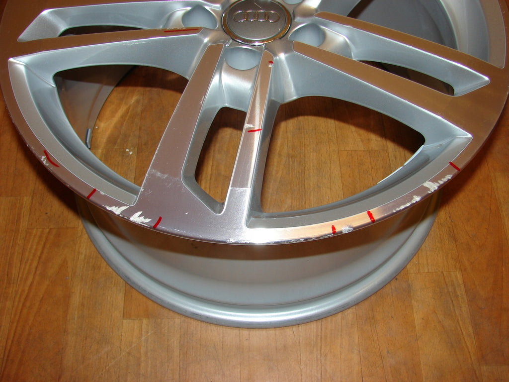 1x Alufelge 18 Zoll 8.5" 5x112 50ET Glanz Silber 8S0601025 Audi Tt Rim Wheel