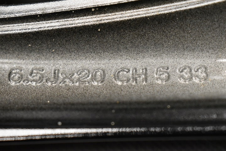 1x Alufelge 20 Zoll 6.5" 5x114.3 33ET Glanz Schwarz 403008263R Renault Scenic FEL6423404279fh