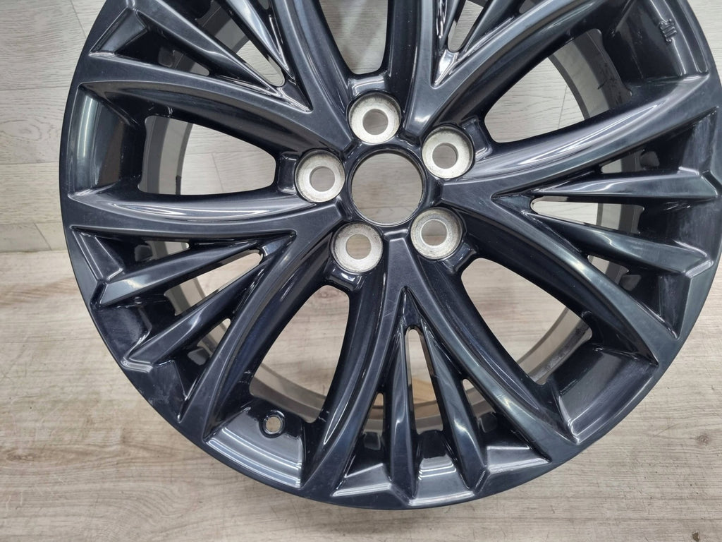 1x Alufelge 17 Zoll 6.5" 5x100 50ET Glanz Schwarz PW4570D005 Toyota Yaris FEL6582191414kd