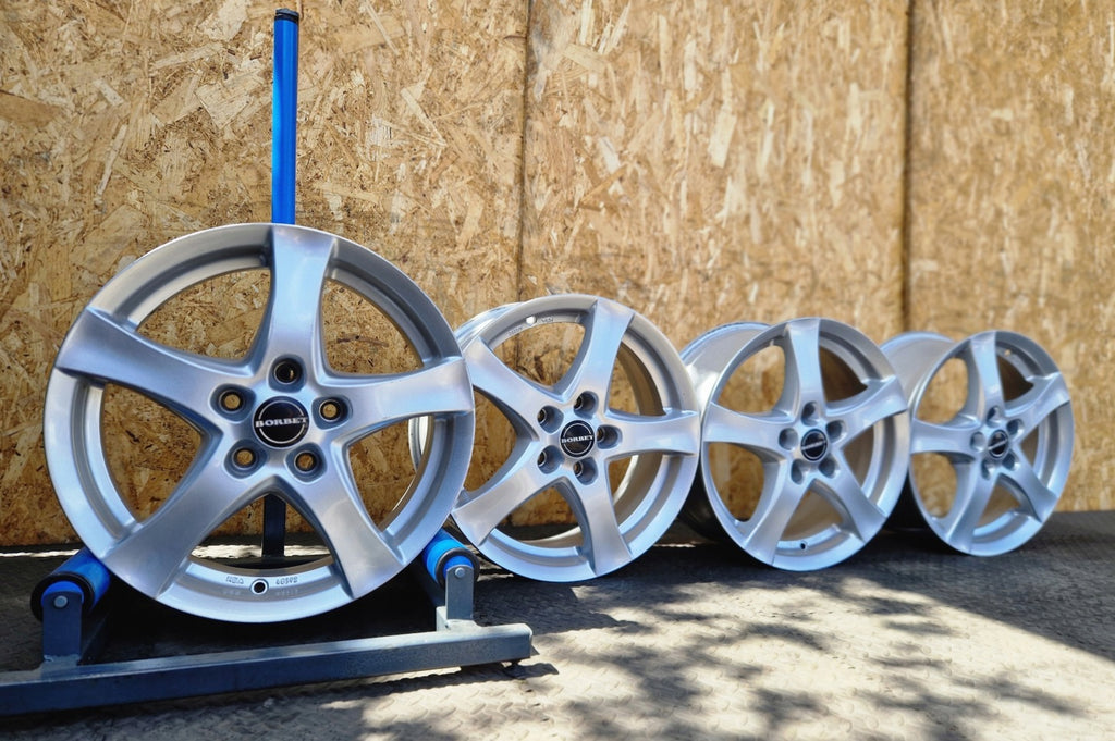4x Alufelge 16 Zoll 6.5" 5x112 38ET Glanz Silber CMA482656 VW I Rim Wheel FEL6273211410dc