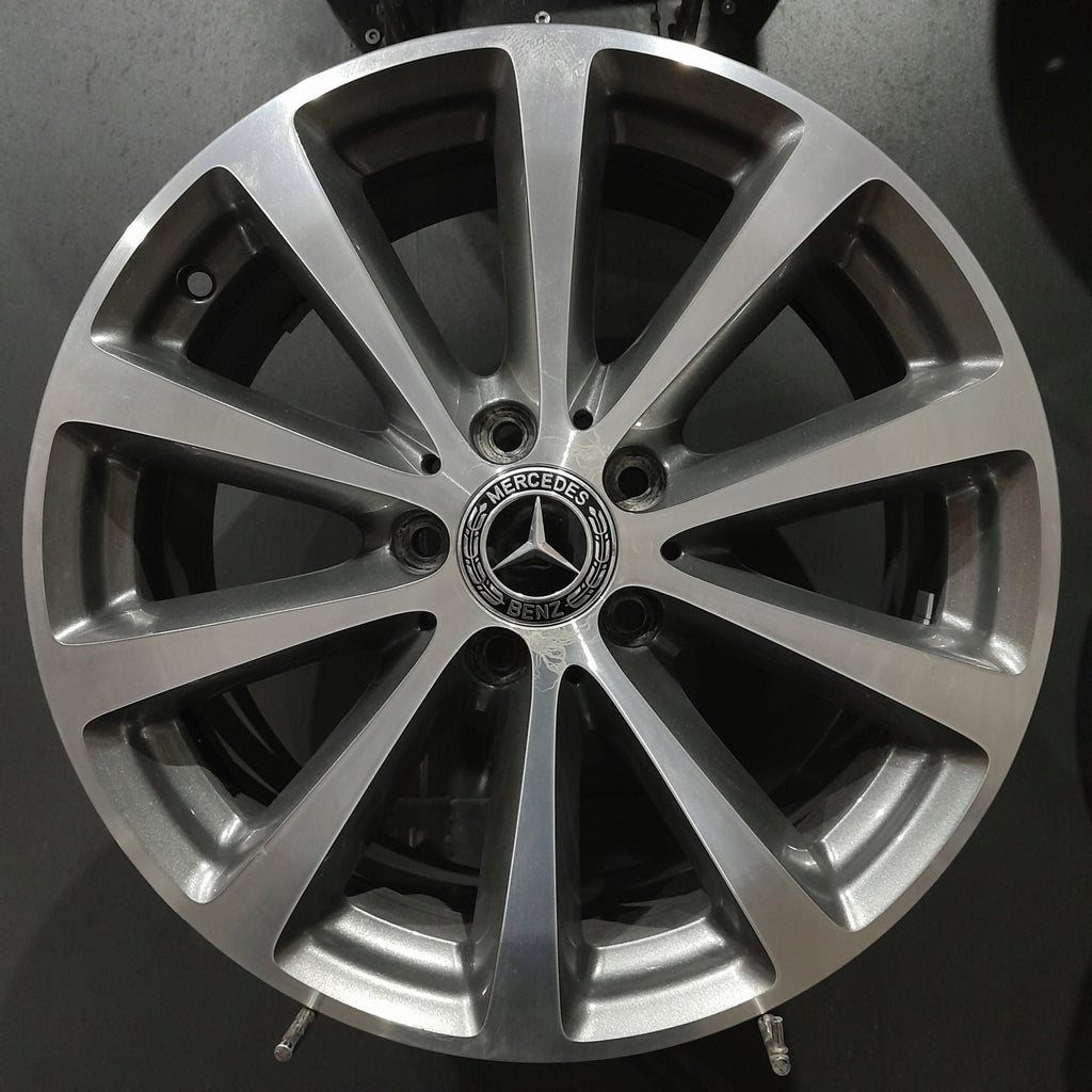 4x Alufelge 17 Zoll 7.5" 5x112 40ET Glanz Silber A2134011300- Mercedes-Benz W213 FEL5345280805hs