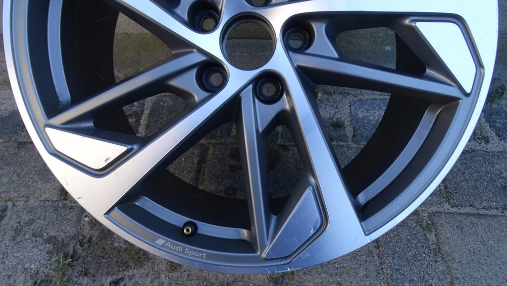 1x Alufelge 19 Zoll 8.0" 5x112 49ET Matt Grau 8Y0601025R Audi Rim Wheel FEL1273565850sx