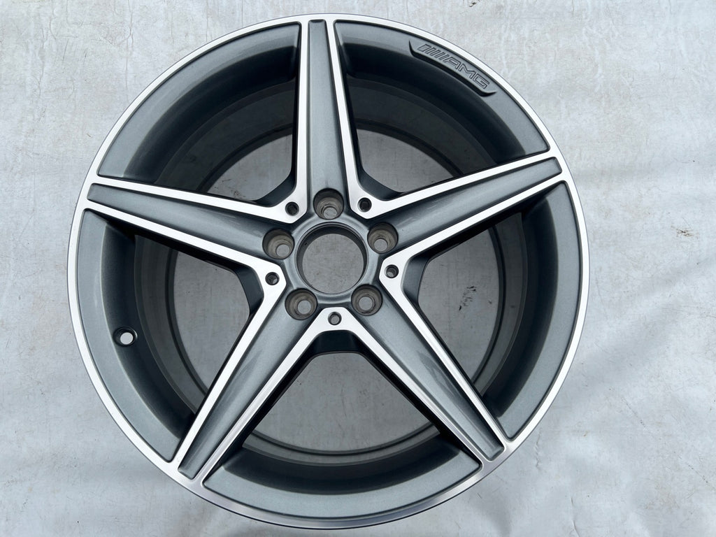 1x Alufelge 18 Zoll 8.5" 5x112 49ET A2054011200 Mercedes-Benz Amg Rim Wheel FEL4464924326ln