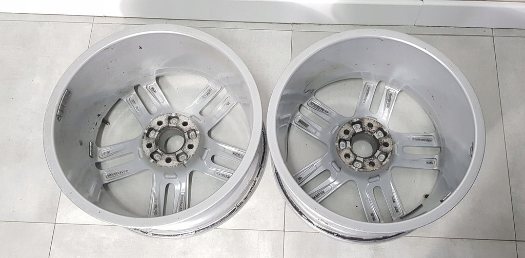 2x Alufelge 18 Zoll 8.0" 5x112 39ET Glanz Silber 4G0601025BL Audi A6 C7