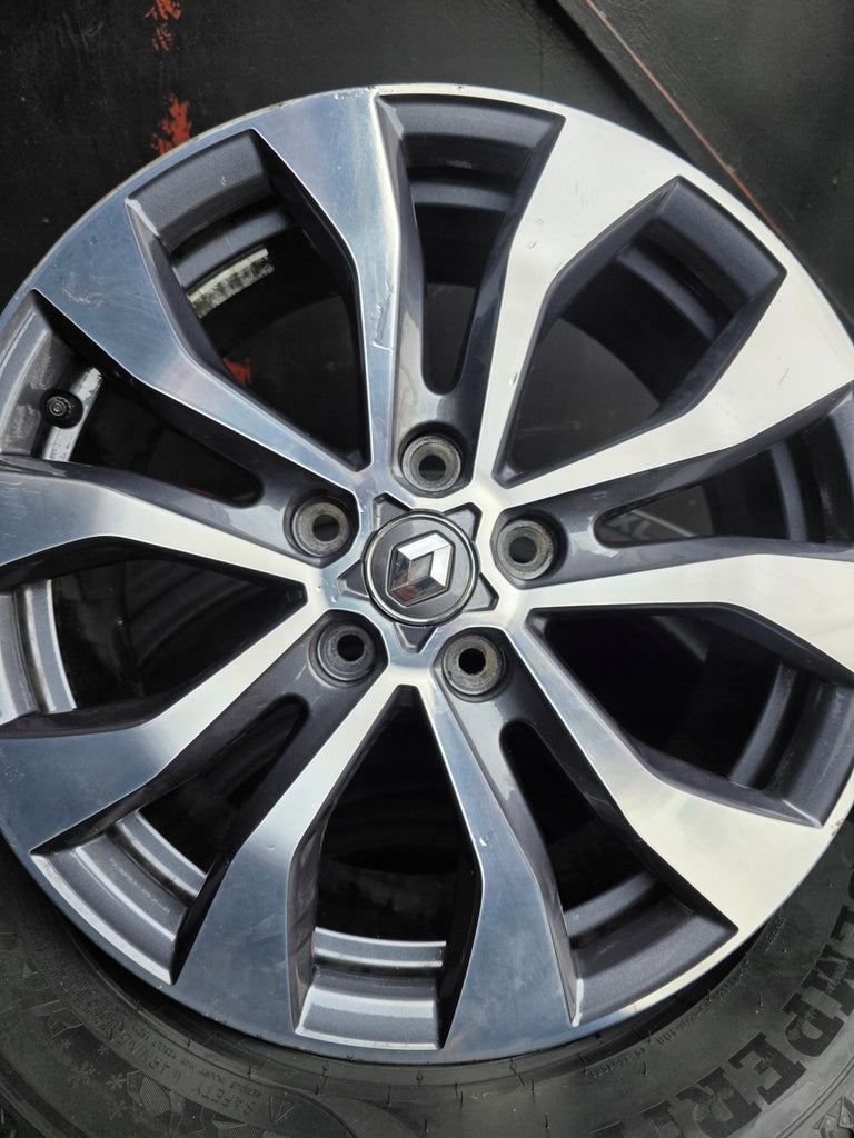 1x Alufelge 17 Zoll 7.0" 4x114.3 43ET Glanz Silber 403007202R Renault Megane 1 FEL7207848719mh