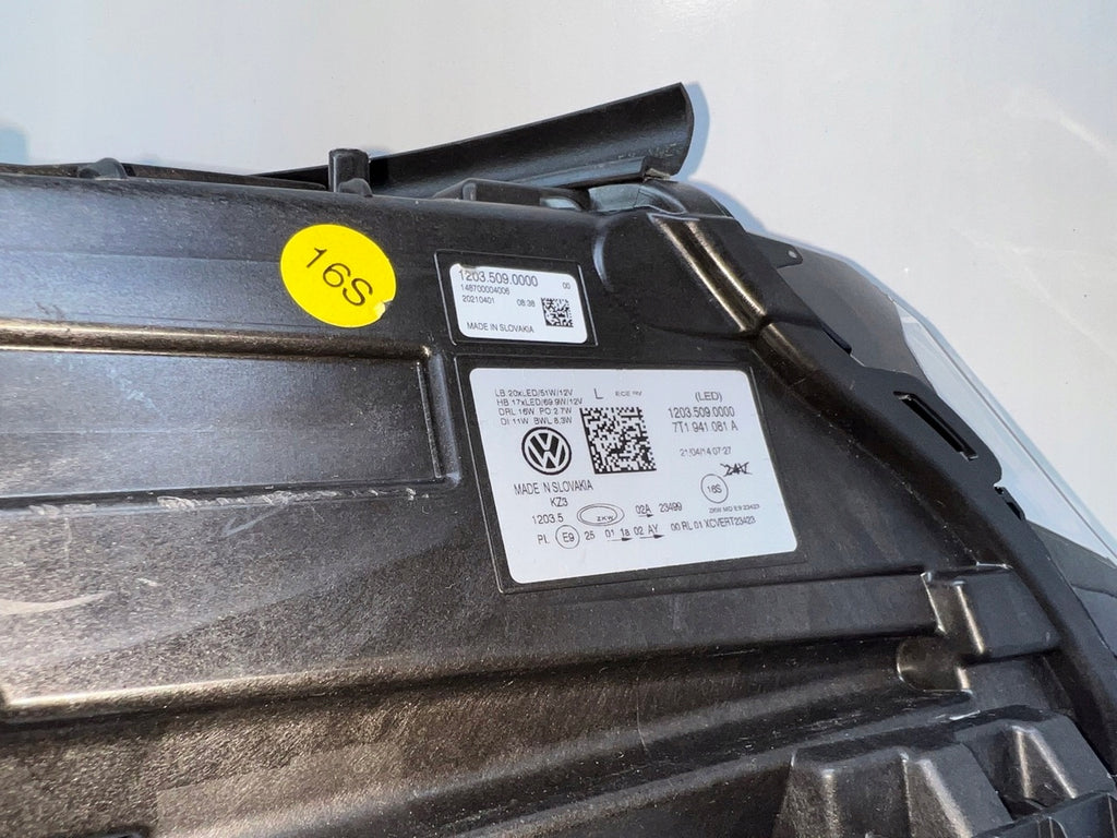 Frontscheinwerfer VW Multivan 7T1941081A 7T1941082A LED Ein Satz Headlight SCH2107664876lg