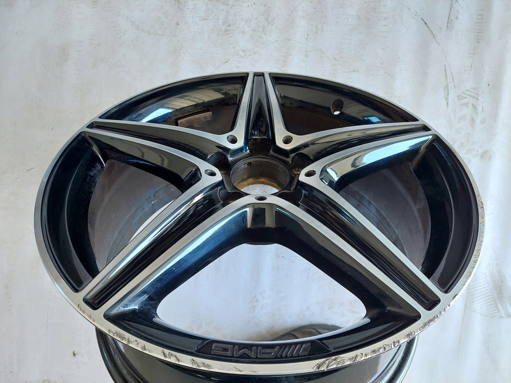 1x Alufelge 19 Zoll 8.0" 5x112 43ET Glanz A2134011800 Mercedes-Benz W213 FEL2298464413oy