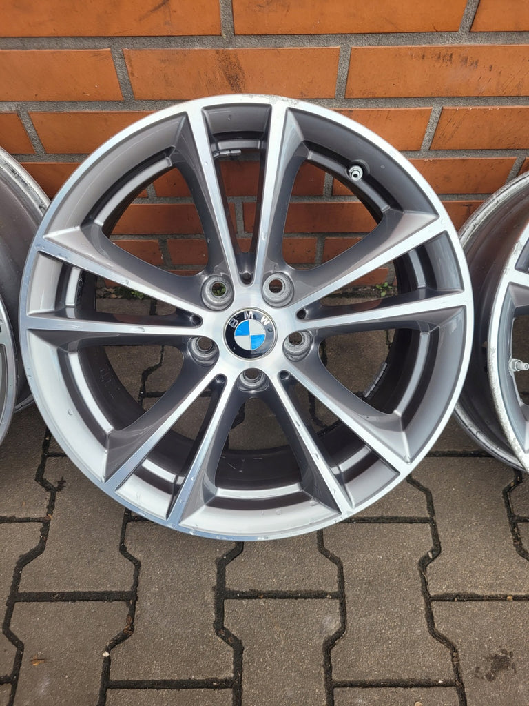 4x Alufelge 17 Zoll 7.5" 5x112 27ET Glanz Schwarz 6863417 BMW Rim Wheel FEL6544047028ho