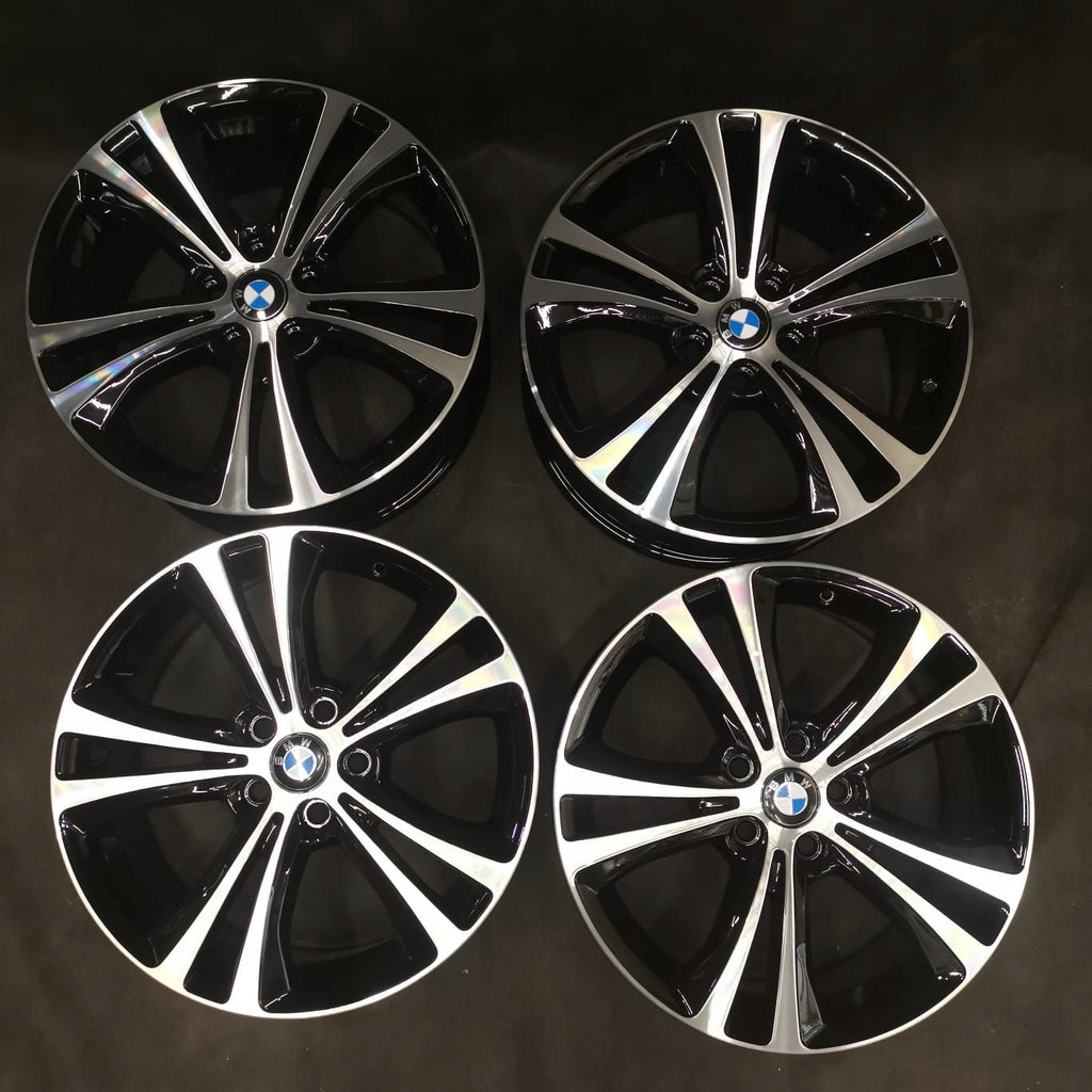 4x Alufelge 18 Zoll 7.5" 5x112 51ET Matt Silber 6856069 BMW F39 F48 Mg Rim Wheel FEL8738253025mv