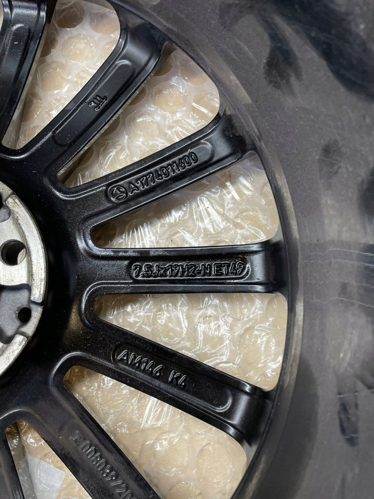 1x Alufelge 19 Zoll 7.5" 5x112 49ET Glanz Schwarz A1774011600 Mercedes-Benz W177 FEL9899373085zx
